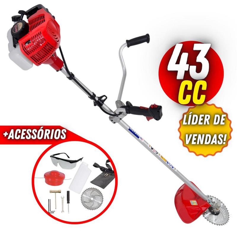 Roçadeira Profissional Nakashi L431M Com Motor TU 43 Mitsubishi